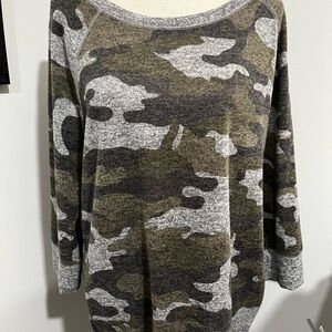 No Boundaries Camouflage Sweater